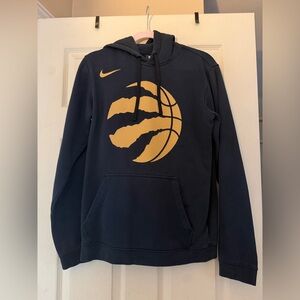NIKE Men’s Small Raptors Gold and Black Sweatshirt